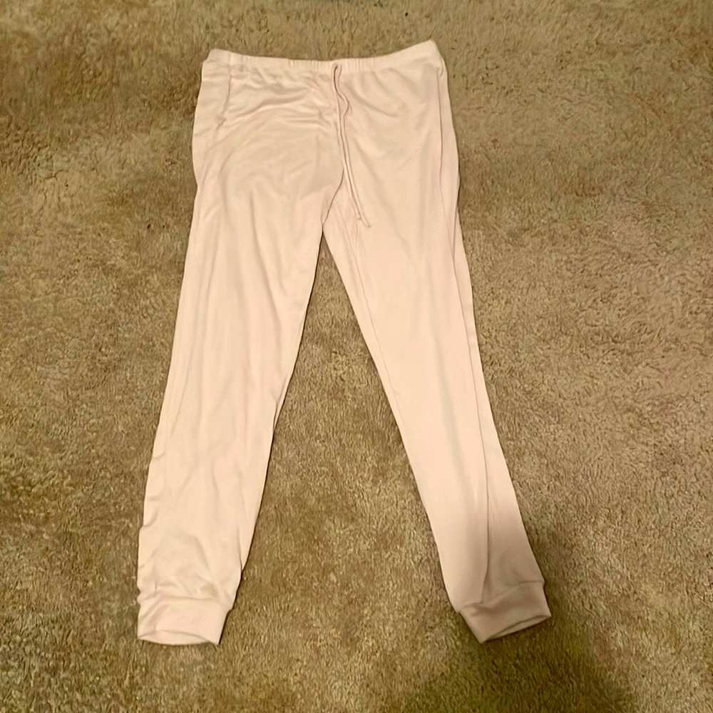 Pink sweatpants